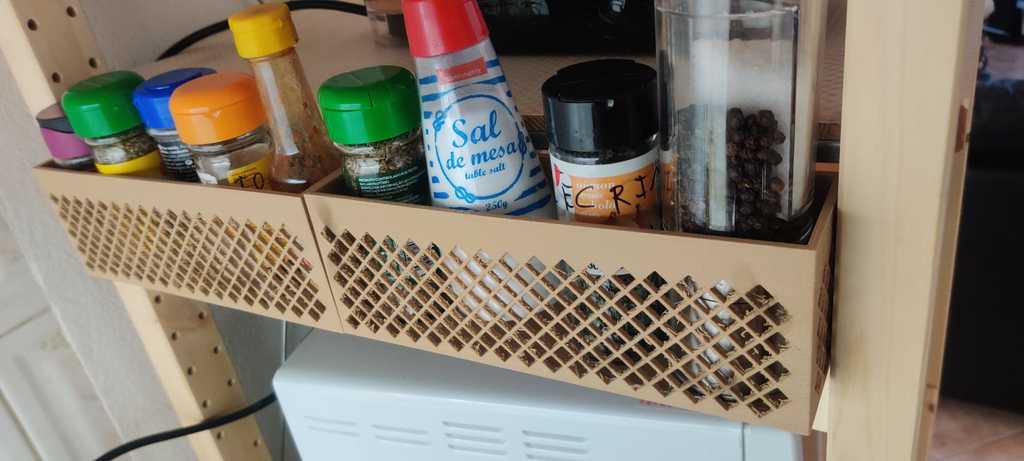 Krydderiholder til IKEA IVAR 50 cm Hylde