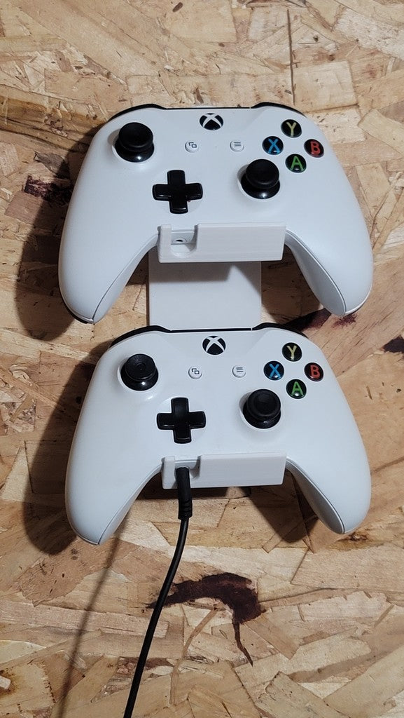 Vægmontering til Xbox One Controller og Headset - Med Plads til To Controllere