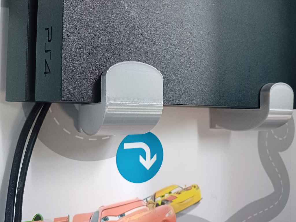 Robuste PS4 Vægmonteringsbeslag – Optimer din spilleplads