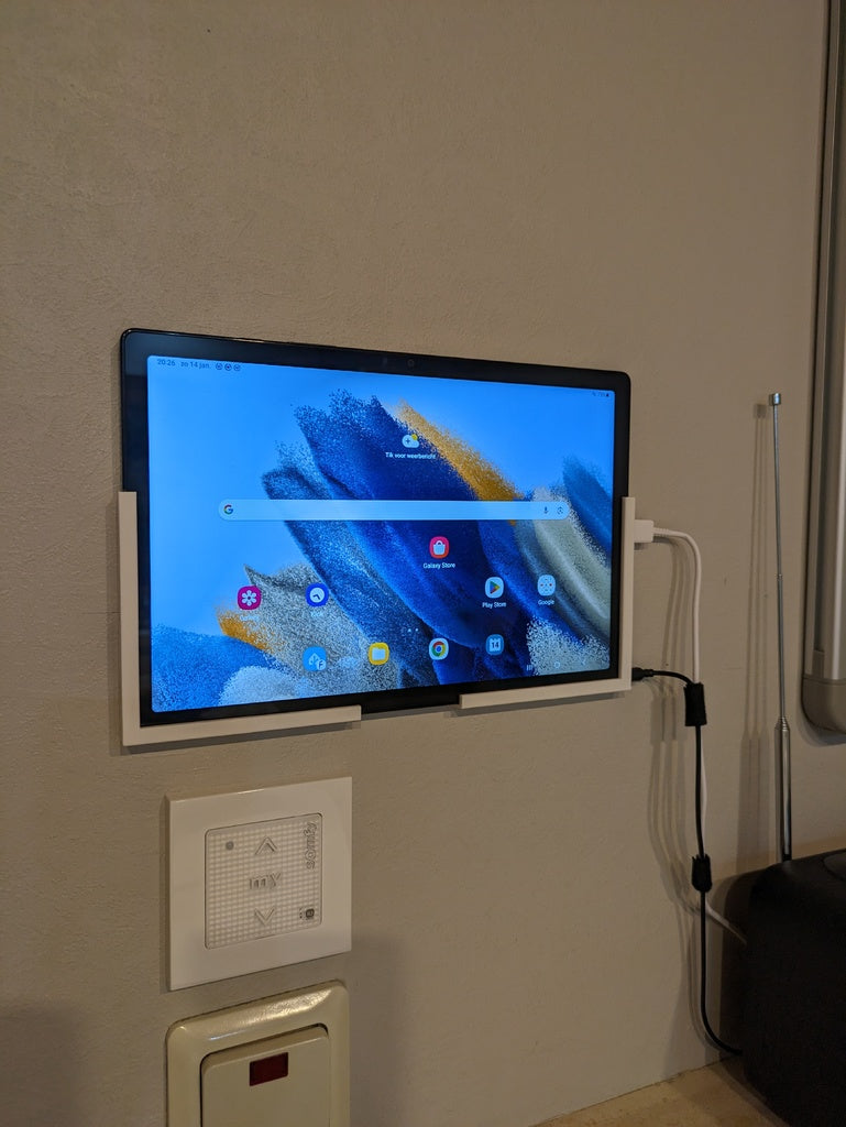 Simpel vægholder til Samsung A8 tablet