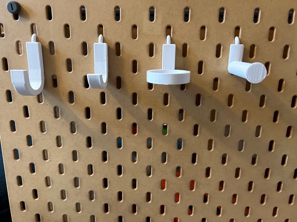 Tilpassede Kroker til IKEA SKÅDIS Pegboard