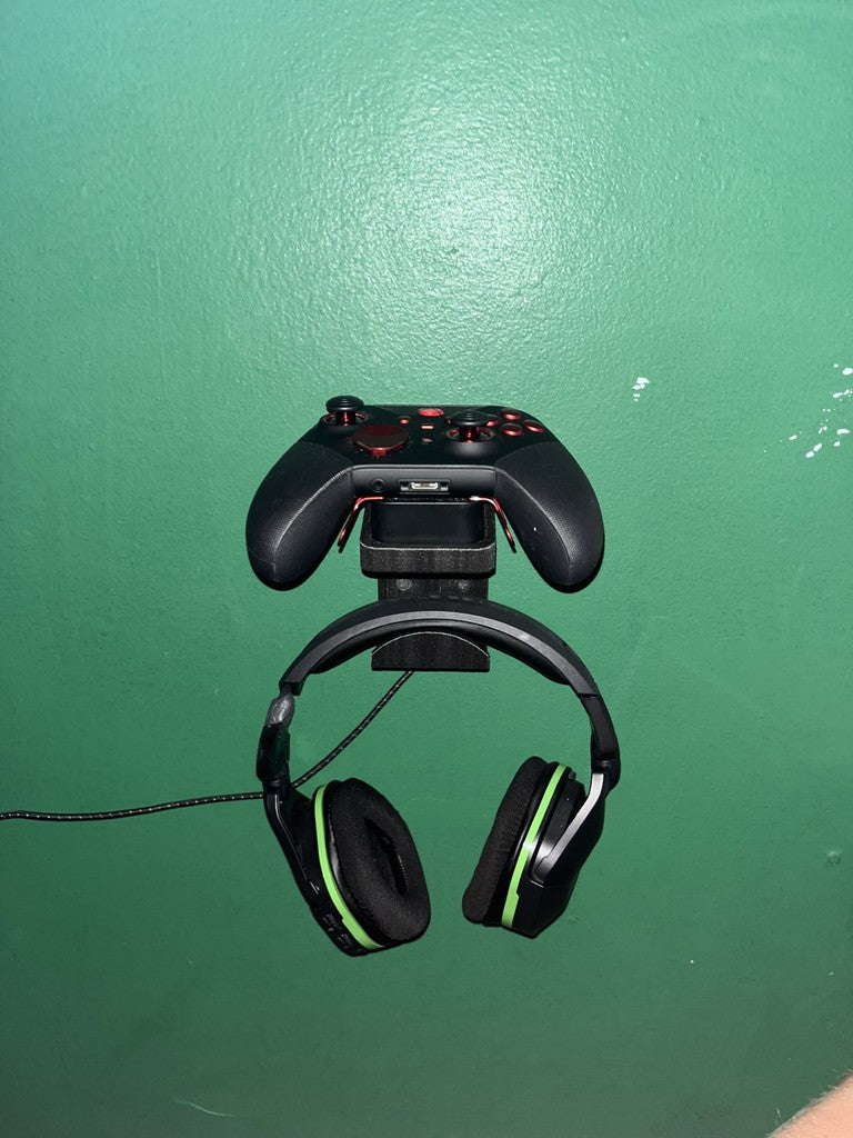 Vægmontering til Xbox Elite Series 2 Controller, Oplader og Headset