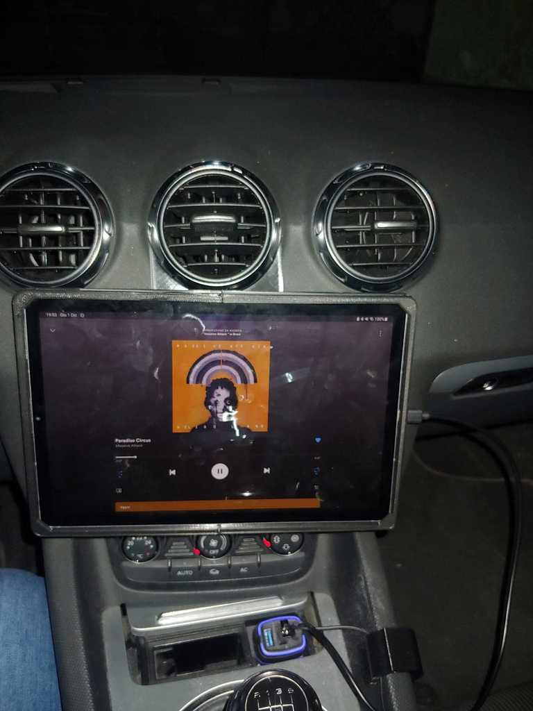Tablet holder til Audi TT Mk2 (8J) - Kompatibel med Samsung Galaxy S6