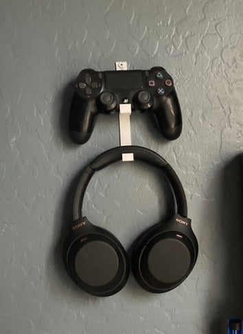 Vægmonteret Ophæng til PS4 Controller og Høretelefoner