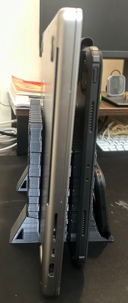Multifunktionel Vertikal Stand til Laptop, iPad og Tilbehør