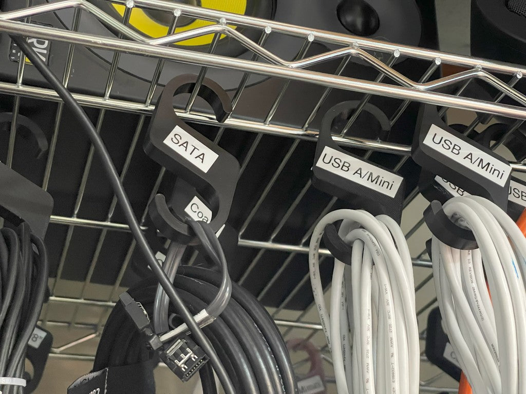 Praktisk Kabelkrog med Etiketfunktion
