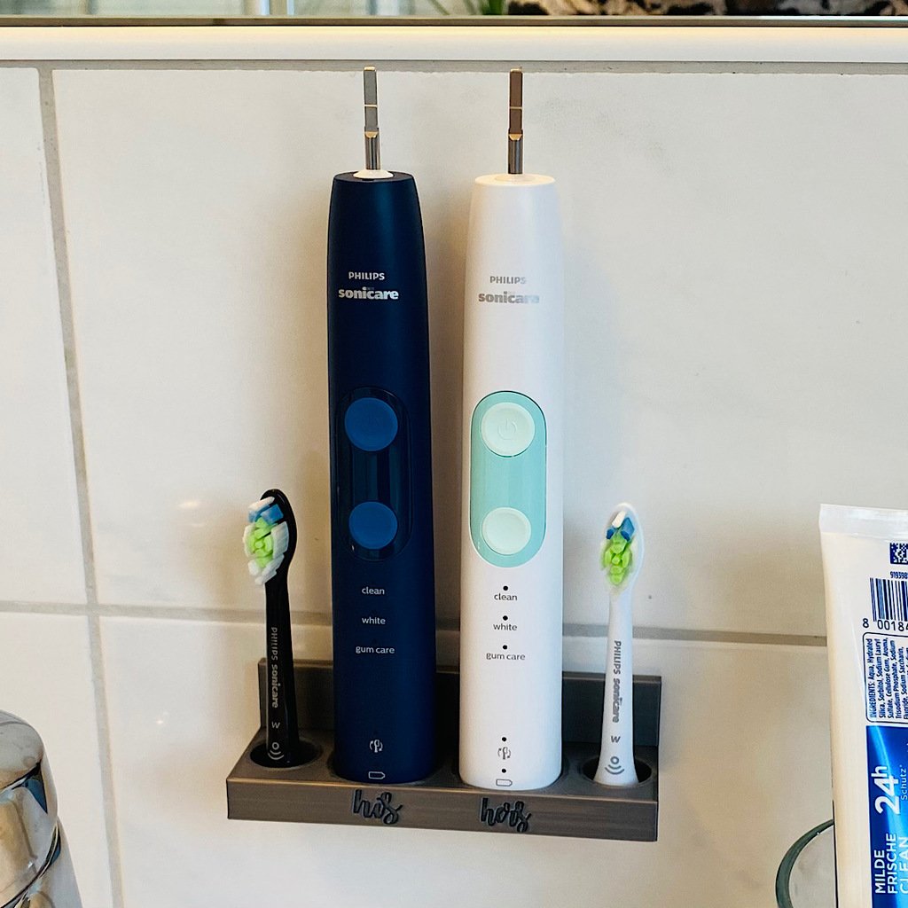 Praktisk Philips Sonicare Tandbørsteholder til To