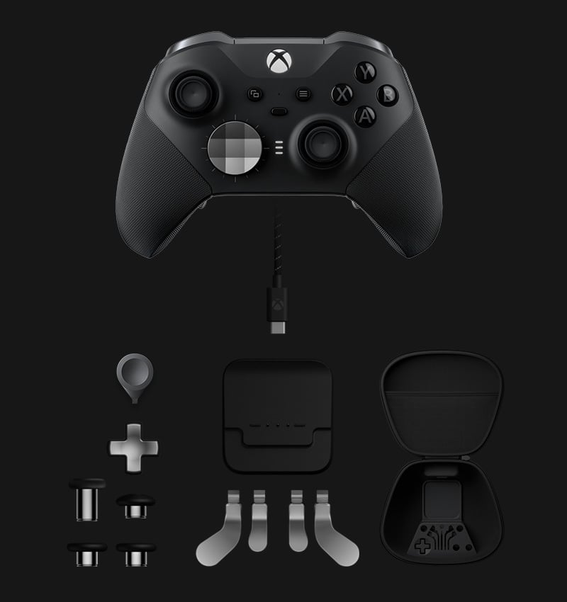 Xbox Elite Trådløs Controller Series 2 Vægmontering og Hovedtelefonholder