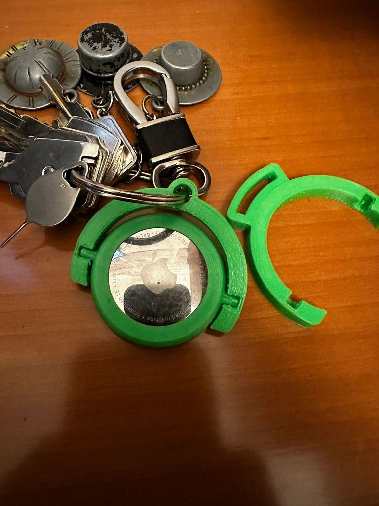 Spinner Keyring til Airtag v3