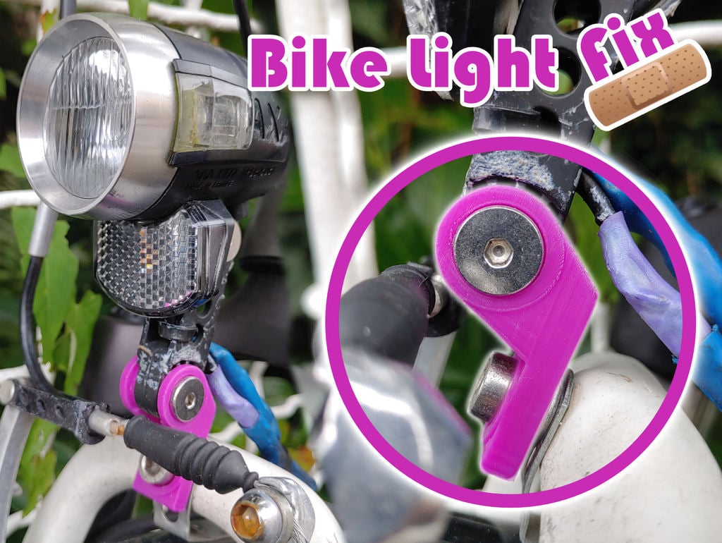 AXA Bike Light Holder - Sikker og stærk cykellygteholder til LED