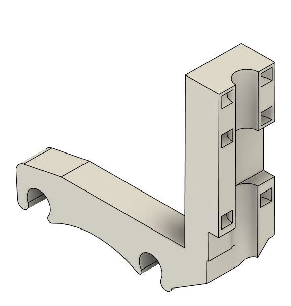 Micro Swiss Direct Drive Kabelstøttebeslag