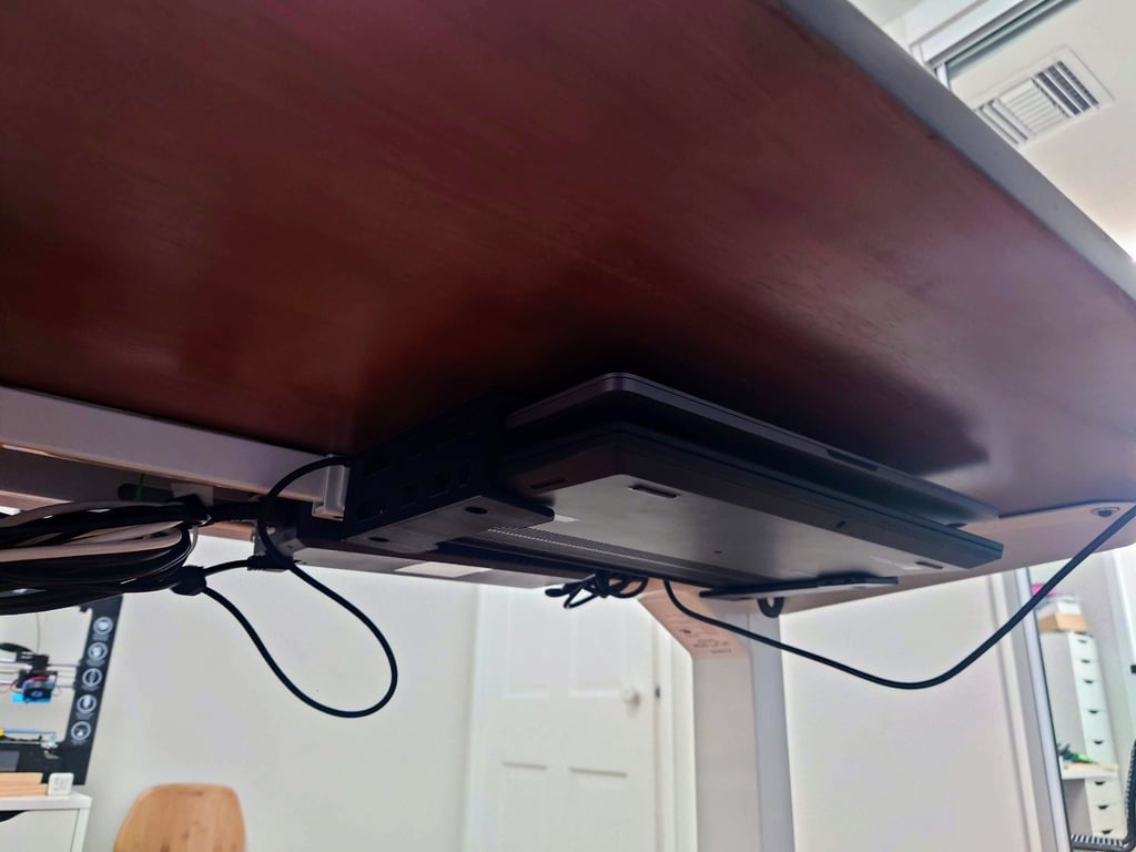 Dobbelt Laptop Under-Bord Mount til MacBook og ThinkPad