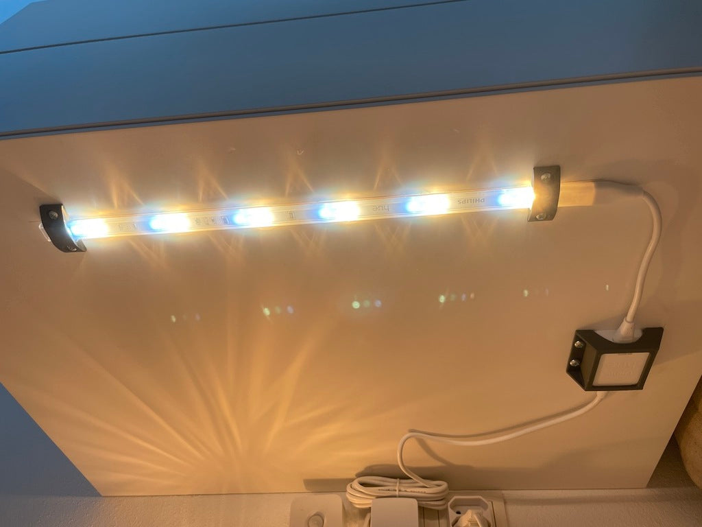 Hue Light Strip Beslag - Sikker Montering til Philips Hue Lysstrips