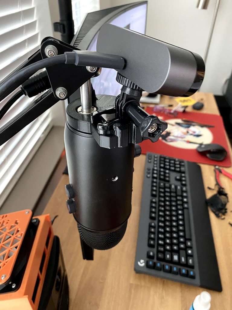 Blue Yeti Mikrofon og GoPro/Webcam Mount