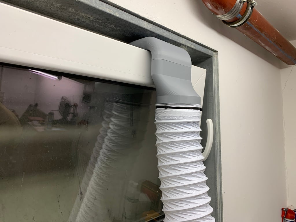 K40 Kipvinduesudsugningsadapter til 100mm Slanger