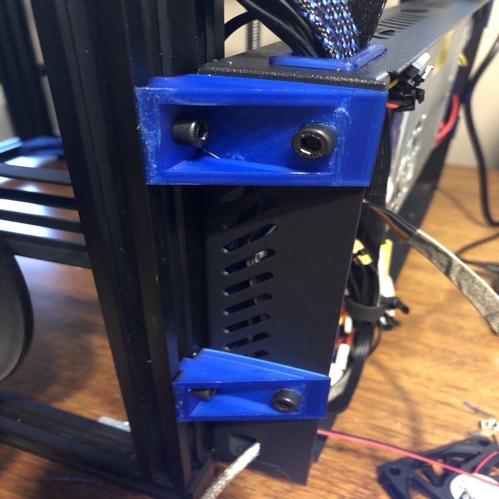 Ender 5 Bagmonteringsbeslag til Elektronik og Strømforsyning