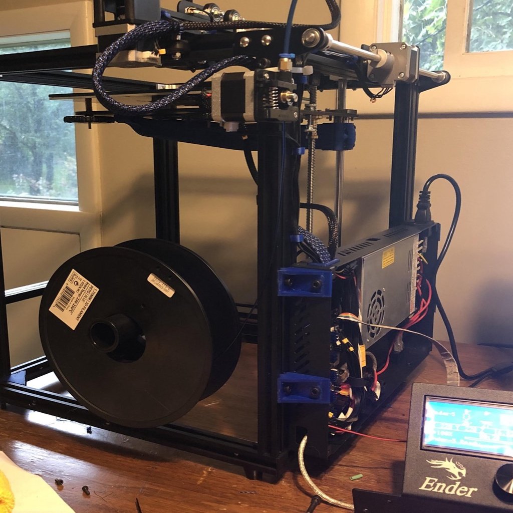 Ender 5 Bagmonteringsbeslag til Elektronik og Strømforsyning