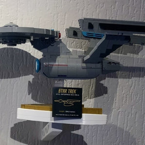 Vægholder til BlueBrixx Star Trek Modeller