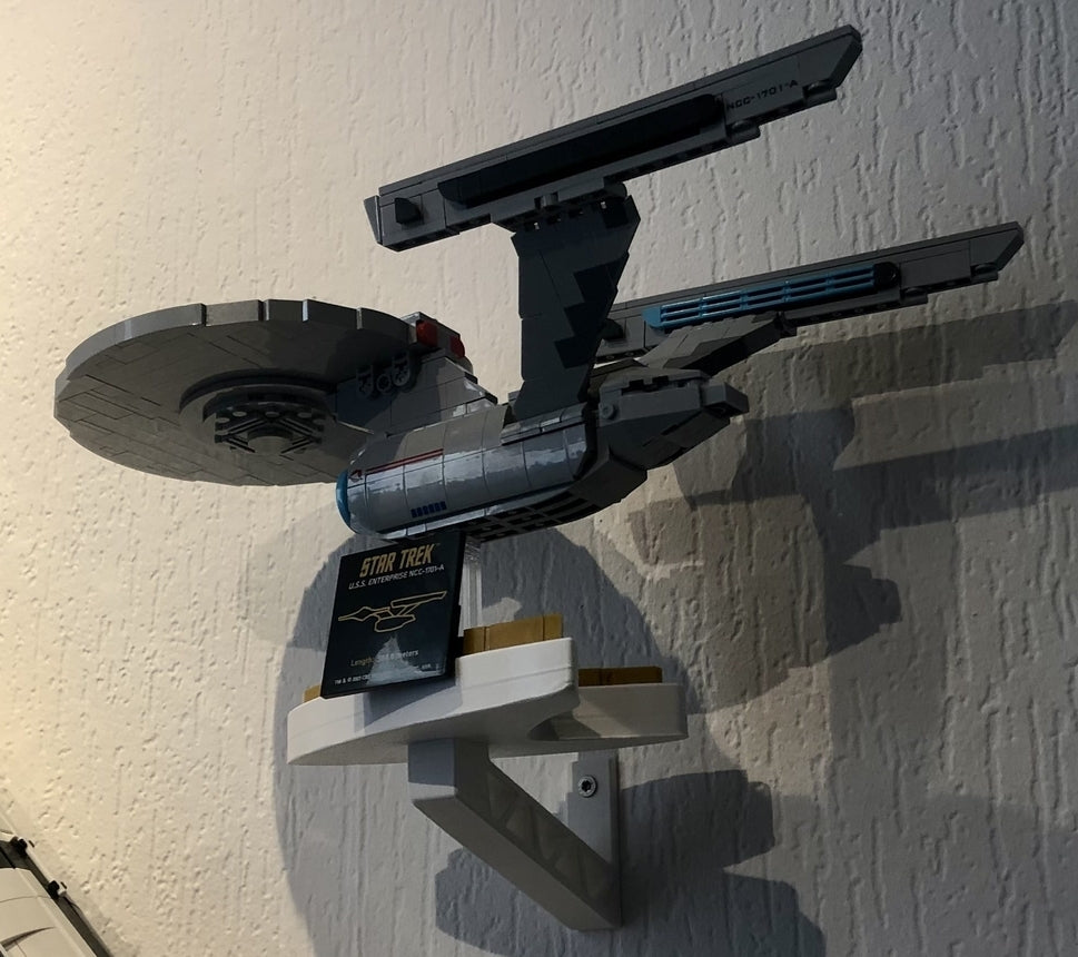 Vægbeslag til BlueBrixx Star Trek Modeller