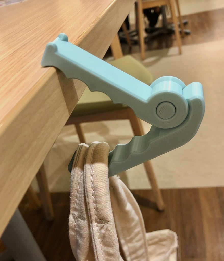 Bærbar Krokodille Bordkrog til Tasker