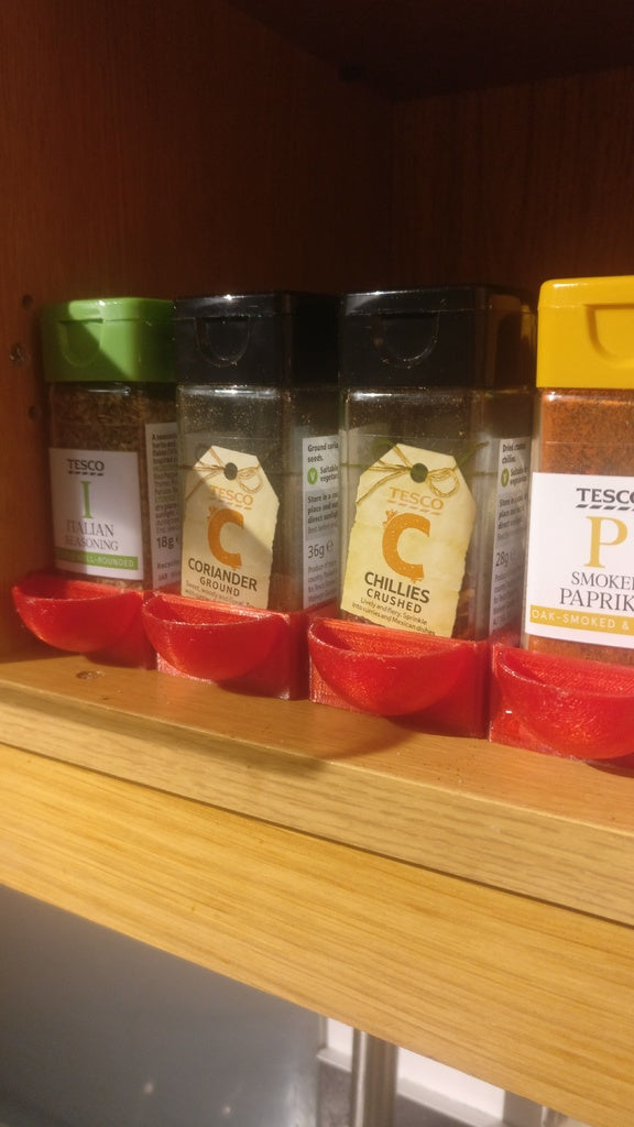 Spice Jar Holder til Tesco Krydderskove