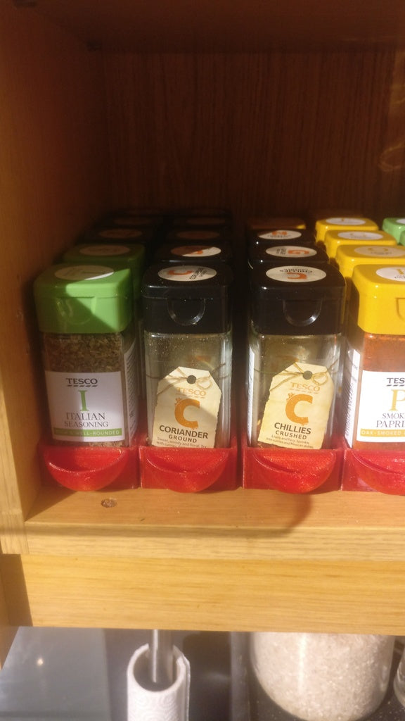 Spice Jar Holder til Tesco Krydderskove
