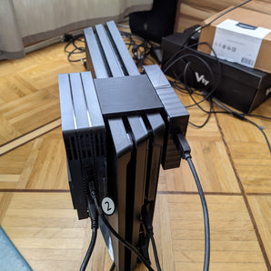 PS4 Pro Vertikal Montering til PSVR Processor & Ekstern HDD