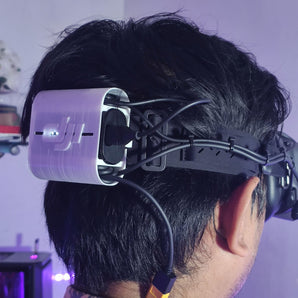 DJI FPV Goggles Batteriholder til Rem med Kabelstyring