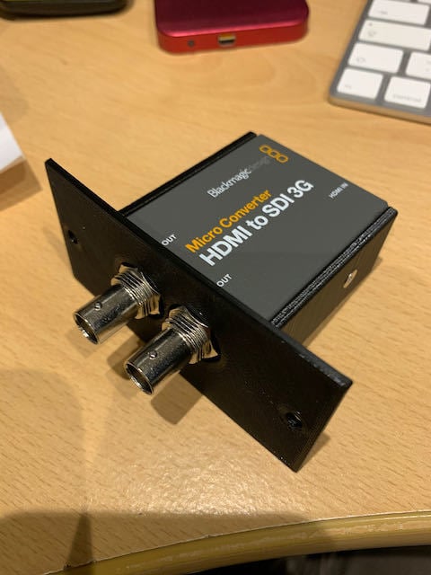 Rackmount Adapter til Blackmagic Micro Converter HDMI-SDI & 3G