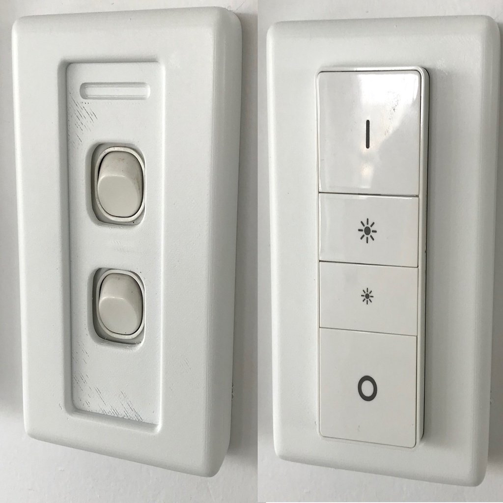 Clipsal 2000 Cover til Philips Hue Lysdæmper
