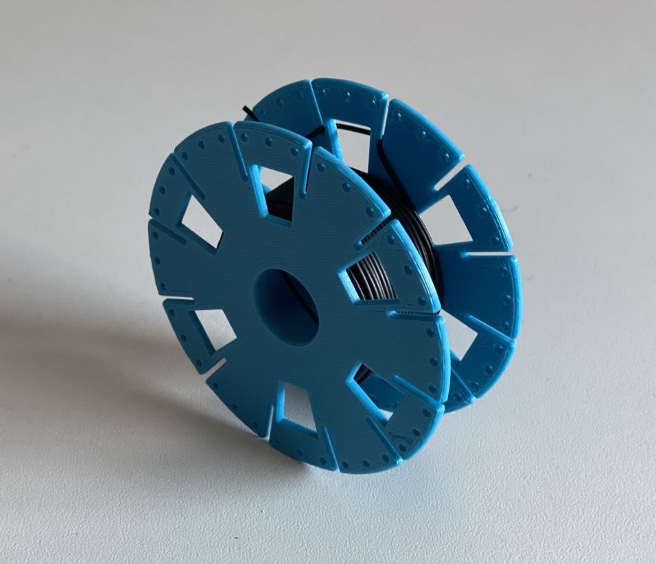 Kompakt Spole til 1mm Gummisnor