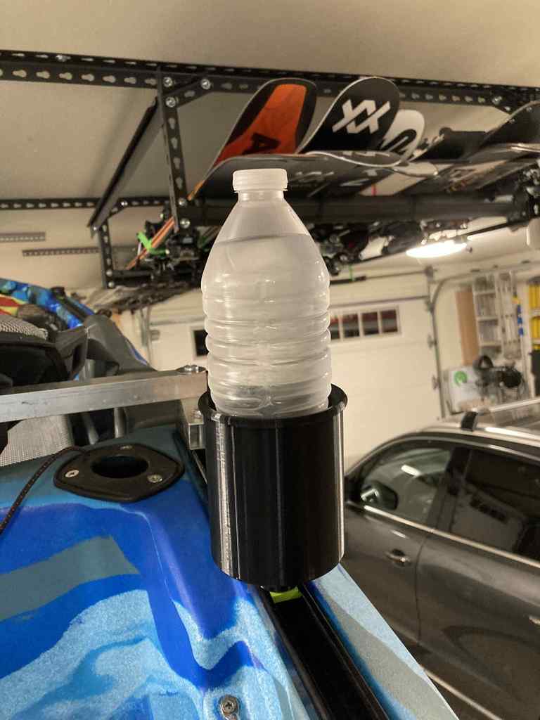 Spor-monteret kopholder til kajak