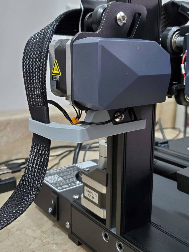 Ender 3 S1 Ekstruder Kabelholder