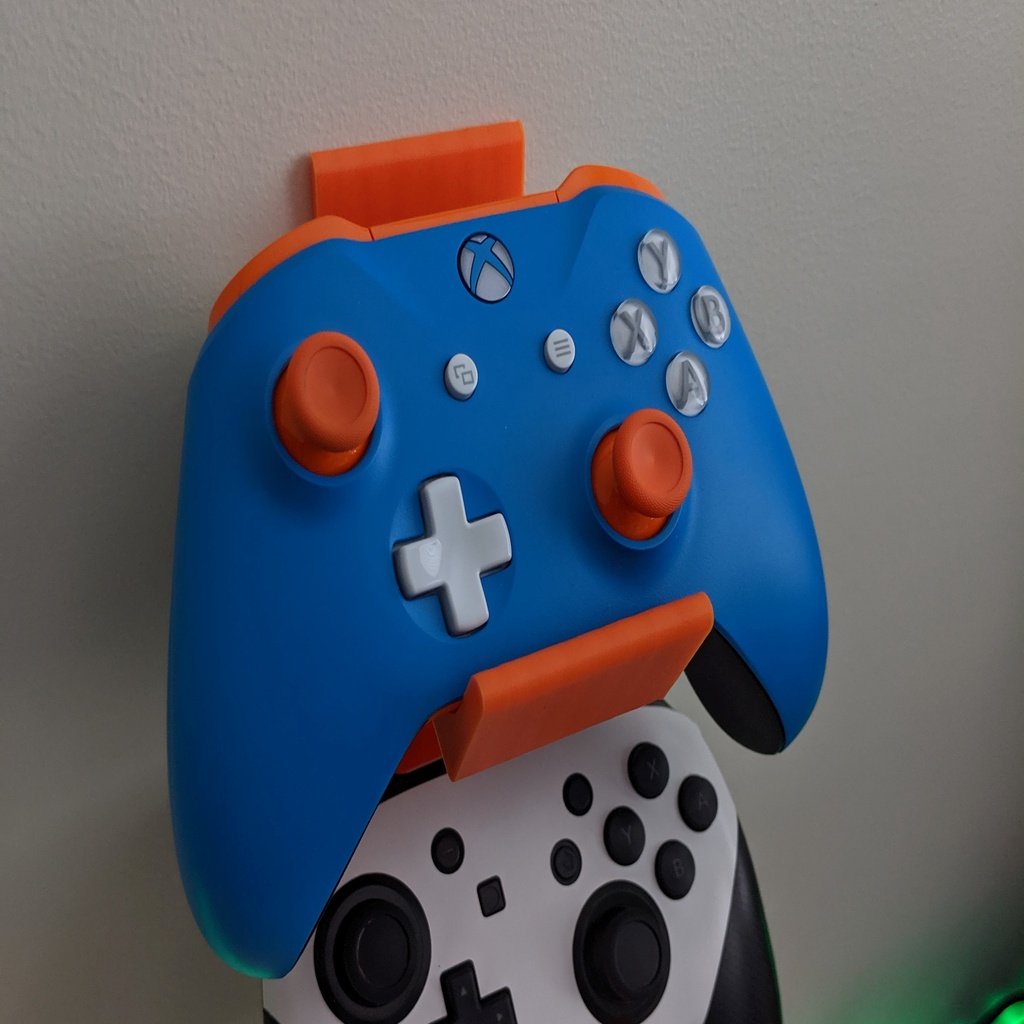 Vægmonteret Controllerholder til 2 Gamepads