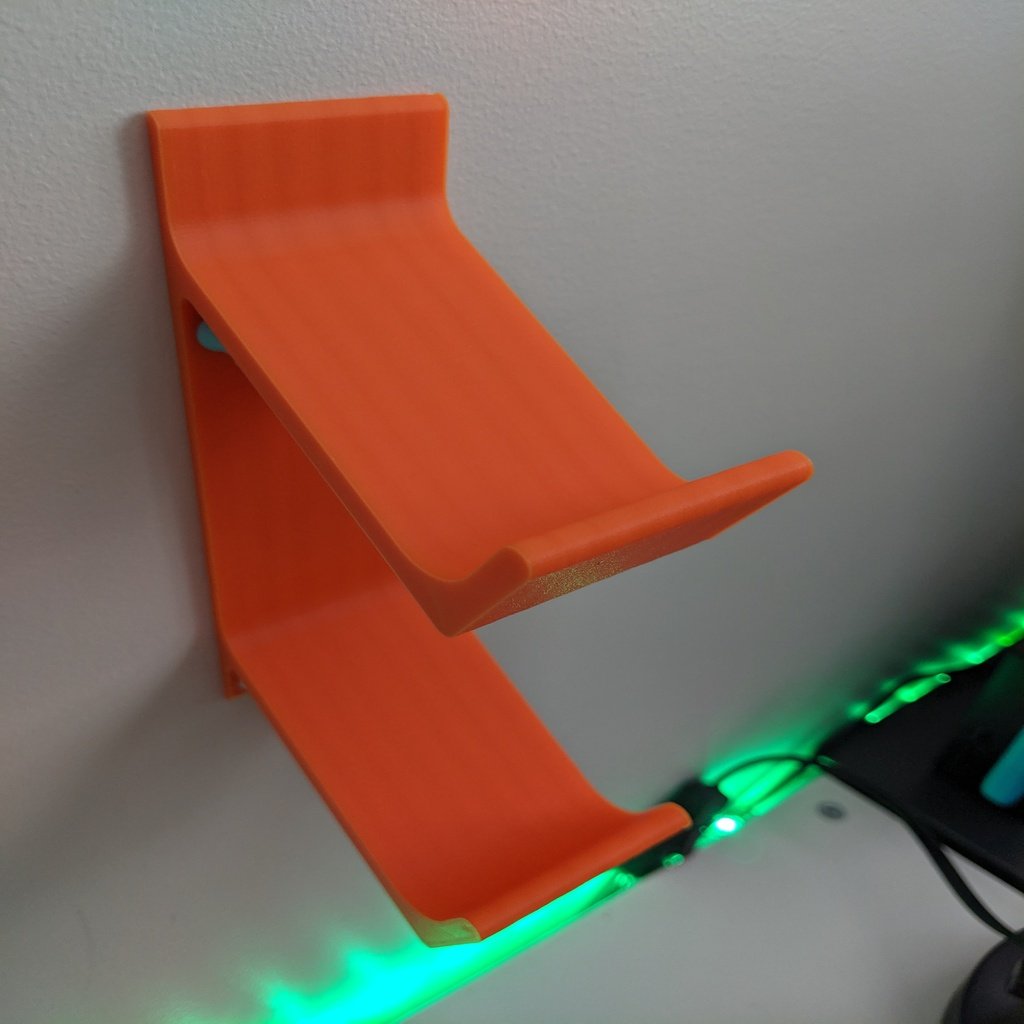 Vægmonteret Controllerholder til 2 Gamepads