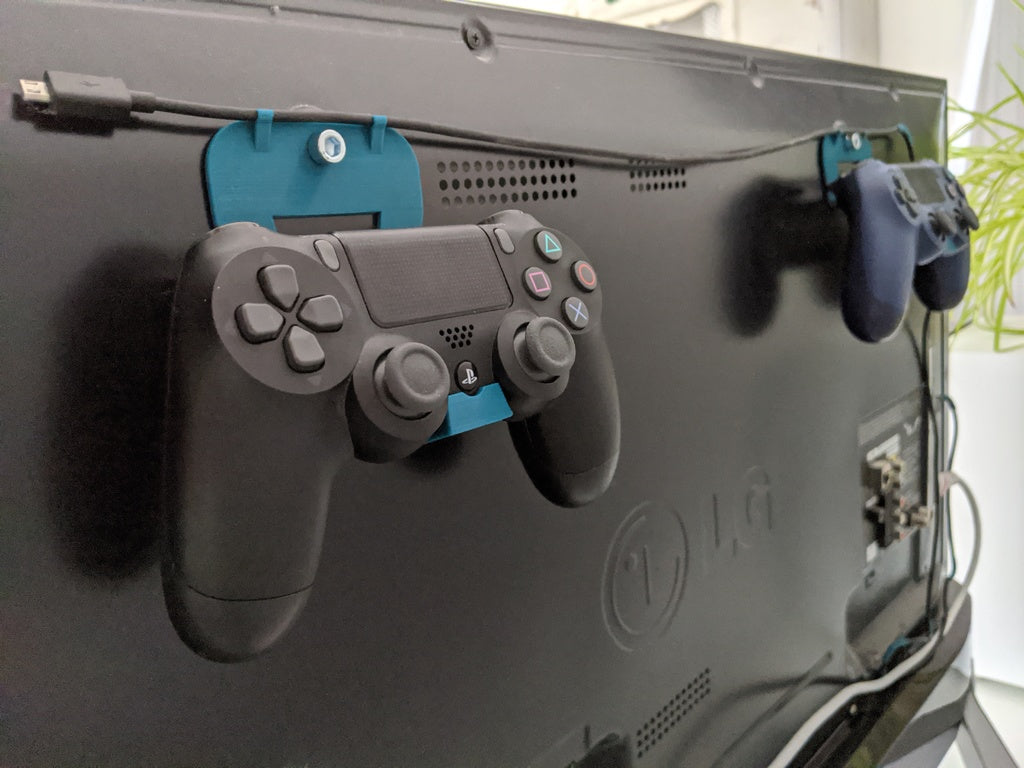PS4 Controllerophæng til Diskret TV-montering