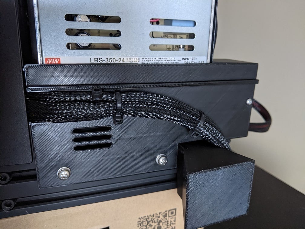 Beskyttelsesdæksel til Ender 3 V2 PSU-terminal