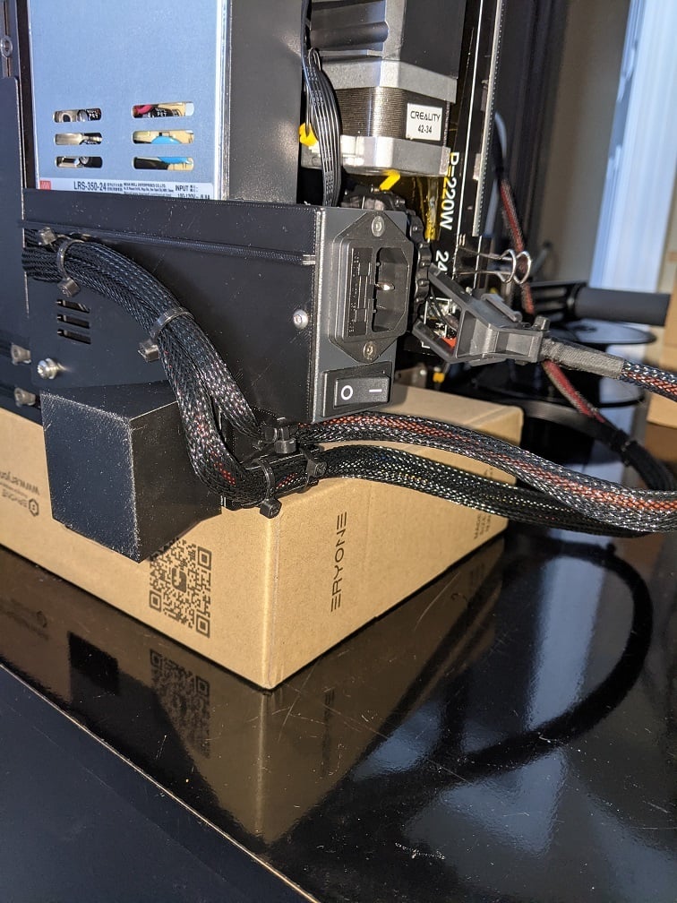 Beskyttelsesdæksel til Ender 3 V2 PSU-terminal