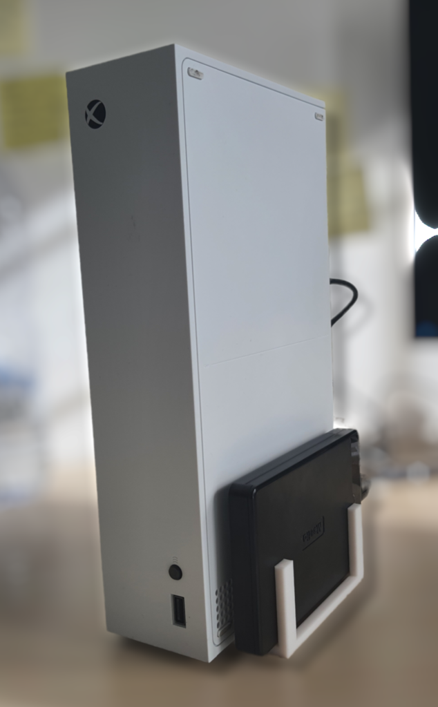 Stander til Xbox Series S med Plads til Ekstern Harddisk