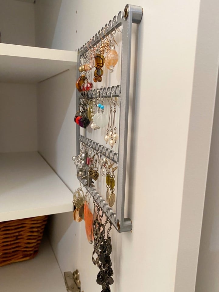 Vægmonteret Øreringe Organizer og Ophæng