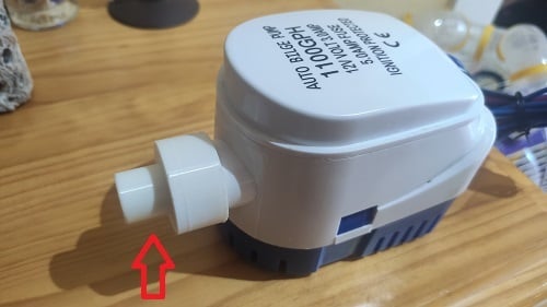 Lænsepumpe Slangeadapter – Reducer Udgangsdiameter fra 29,25mm til 20mm