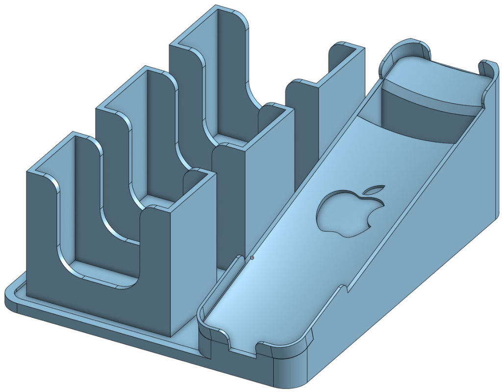 Fjernbetjeningsholder til Apple TV (4. og 5. generation)