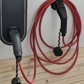 Vægmonteret Type 2 Kabelholder til Elbil