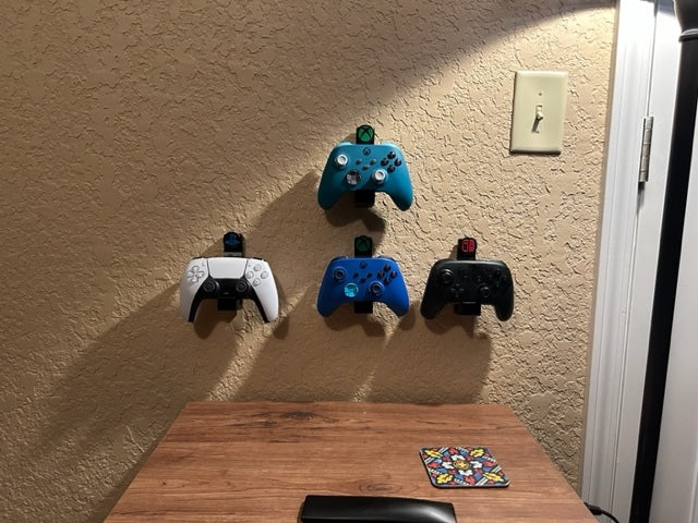 Vægmonteret Controllerholder til Xbox, PlayStation og Nintendo Switch