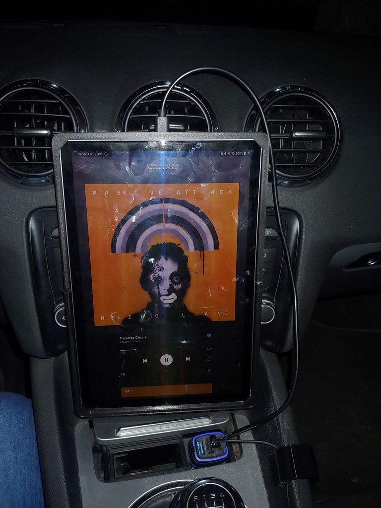 Tablet holder til Audi TT Mk2 (8J) - Kompatibel med Samsung Galaxy S6