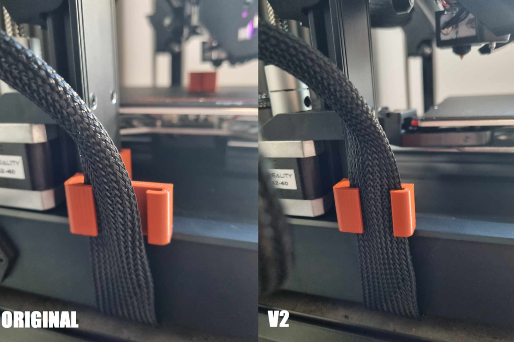 Ender 3 V3 SE/KE Kabelholder v2