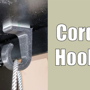 Kabelkrog / Utility Hanger - Monteres på Væg eller Under Skrivebord