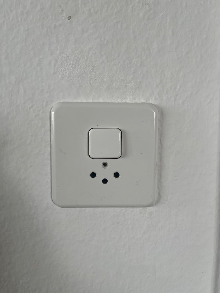 Dækplade til Schweizisk Lyskontakt med Philips Hue Fjernbetjeningsholder