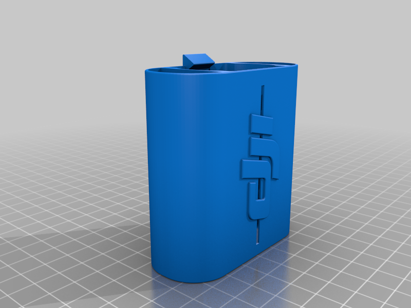 DJI FPV Goggles Batteriholder til Rem med Kabelstyring