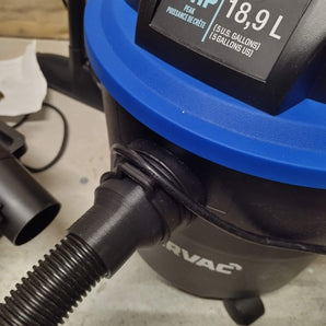 Vakuumslangeadapter til MasterVac (2-1/4" til 1-1/4" Gevind)